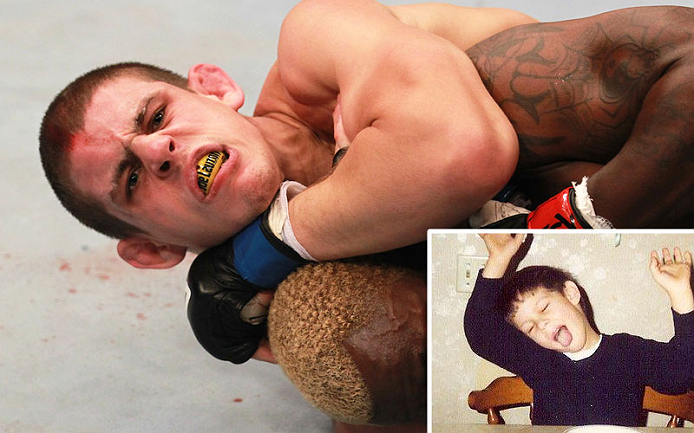 Mão altas, queixo baixo –desde que aperfeiçoou seu estilo, Joe Lauzon conseguiu venceu nove lutas e 11 bônus pós-lutas no UFC.